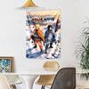 Naruto Character Customize Your Name Tapestry Customizable Wall Tapestry Vibrant Fade-Resistant Print Perfect for Picnics All-Season Use