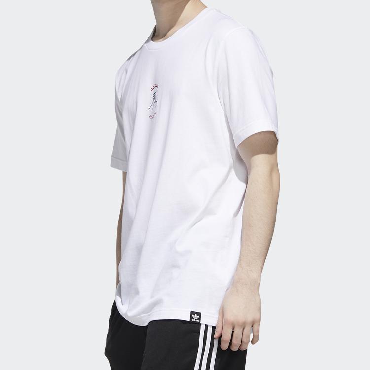 adidas Мужские футболки Originals с круглым вырезом, умеренного прямого кроя, GP3483