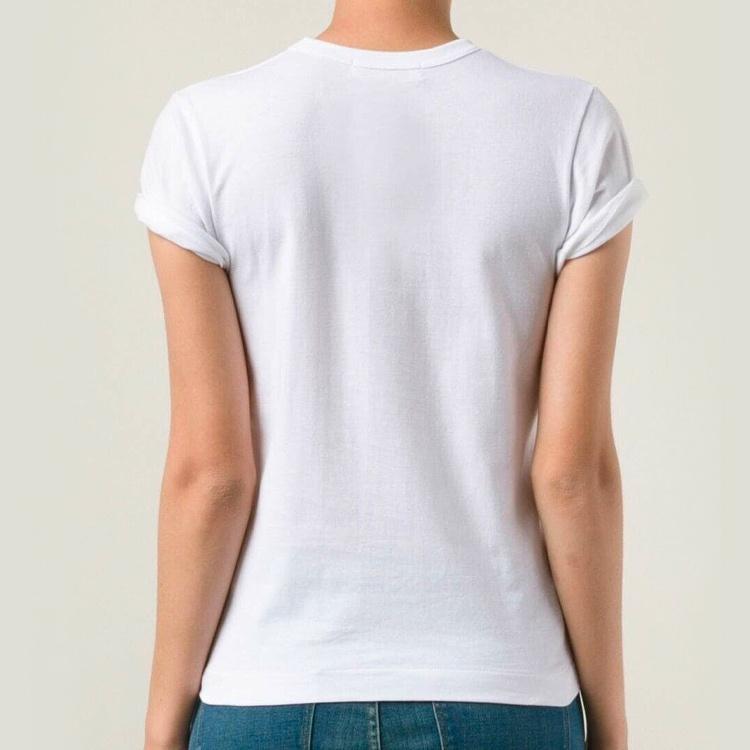 Comme des Garçons PLAY (WMNS) COMME des GARCONS PLAY Футболка с мини-логотипом 'Белый' Женская AZ-T199-051-2