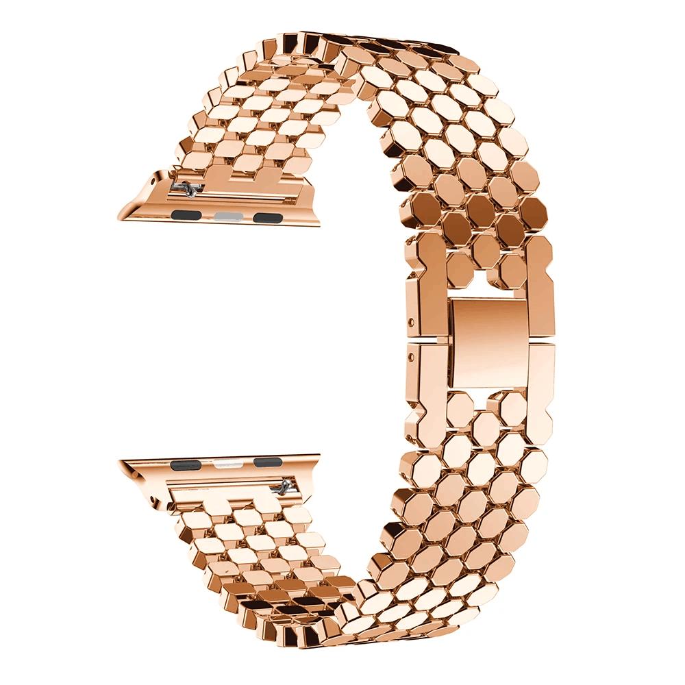 Металлический ремешок для Apple Watch Ultra 2 49 мм 9 8 7 45 мм 41 мм Из нержавеющей стали Браслет для умных часов iWatch 6 se 44 мм 42 мм 40 38 мм