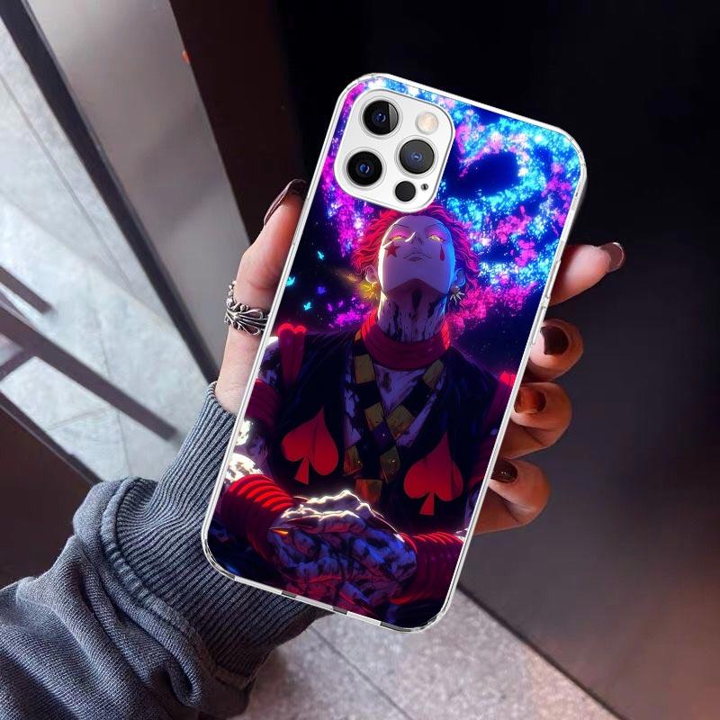 Huner X-Hunters Hisoka Phone Case For iPhone 17 Air 11 13 Mini 14 15 Plus 16 12 Pro Max 16E SE 7 8 Pattern Soft TPU Back Cover