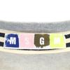 MSGM Сделано в Италии Принт Тренировочный лонгслив S серый пот Мужской Б/у