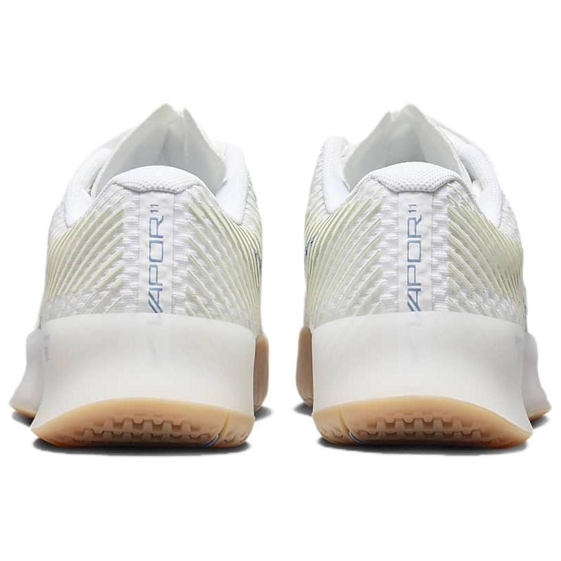 Nike Court Air Zoom Vapor 11 HC White Light Blue Женские кроссовки Sail Gum-Light-Brown DR6965-105