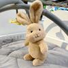 Плюшевая игрушка кролик с подвижной головой, плюшевый кролик, подарок на день рождения для девочки и мальчика