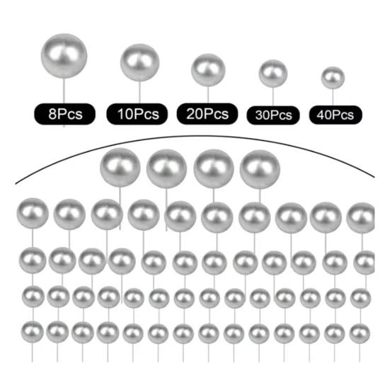 108 шт., шарики для украшения торта, воздушные шары, вставки для кексов, пенопластовые украшения для выпечки, сделай сам, многоразовые, праздничная атмосфера, декор для торта