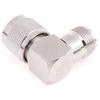 Uhf So-239 Female To Uhf Pl-259 Male Right Angle 90 Degree Rf Connector