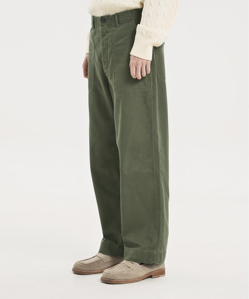 Брюки-карго Beulaunyadeu 23Fw, Оливковые