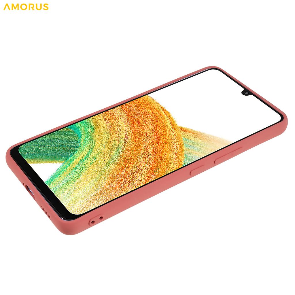 For Samsung Galaxy A33 5G Case Precise Cutouts TPU Fiber Lining Shockproof Phone Cover