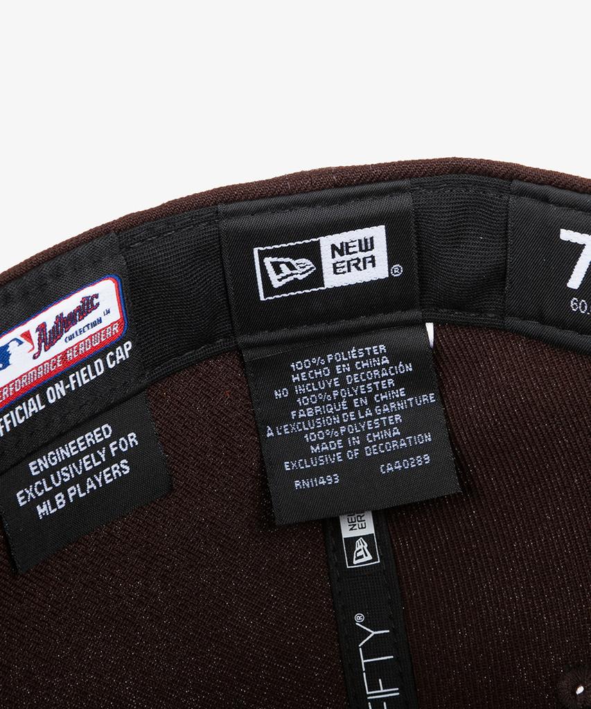 New Era Официальная fitted кепка San Diego Padres MLB, альтернативный коричневый