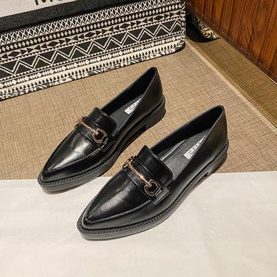 Туфли-муффины на платформе с одной педалью, ленивые мокасины, осенние и зимние туфли в британском стиле, женские туфли в стиле ретро, туфли больших и маленьких размеров