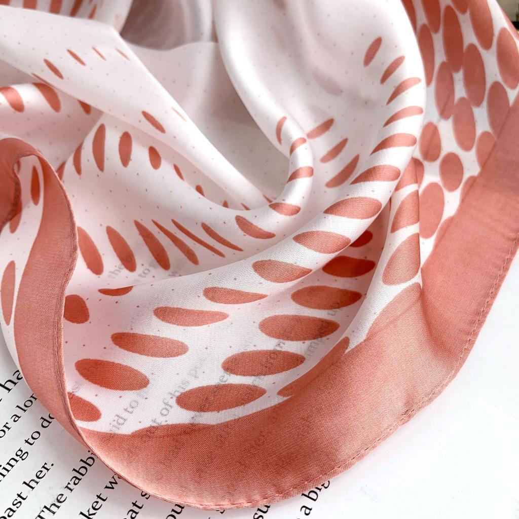 2024 New 70 CM Silk Shirt Decoration Small Square Scarf Fashionable And Versatile Commuting Scarf Neck Protection Scarf