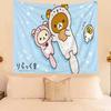 Cute Bear Cartoon Decorative Tapestry Home Wall Decoration Office Living Room Tapestry