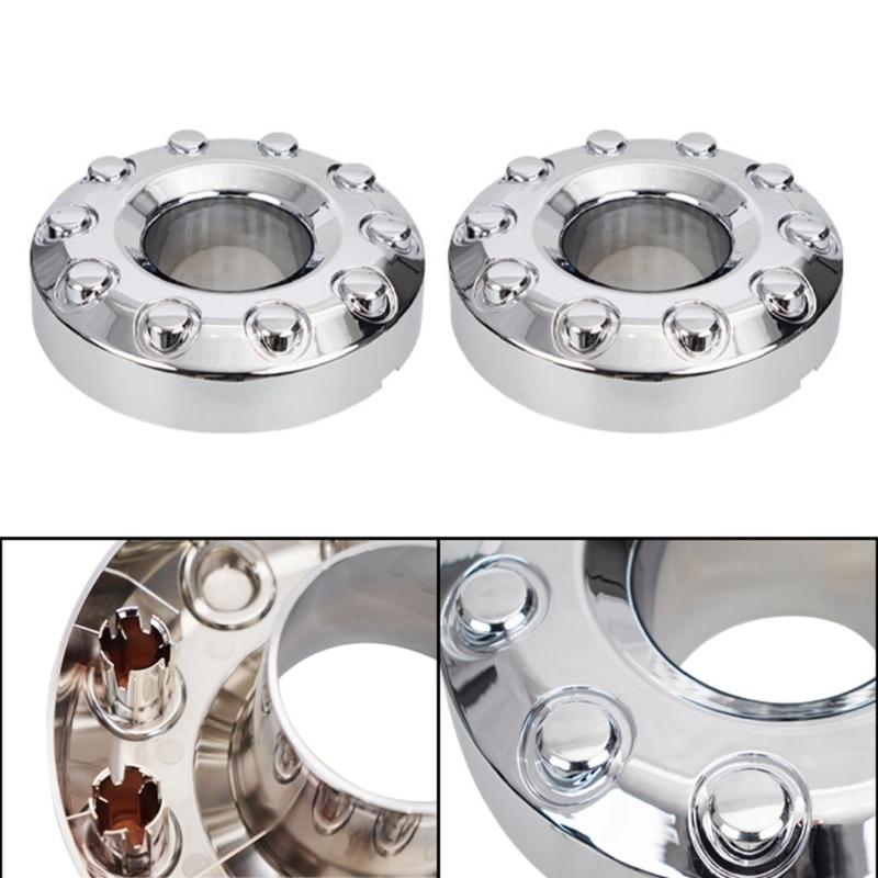 1 пара колпачков центральной ступицы переднего колеса для F450 F550 2005-2017 Super Duty 19,5 дюймов, 10 выступов, центральные колпаки ступицы автомобильного колеса 5C3Z1130NA