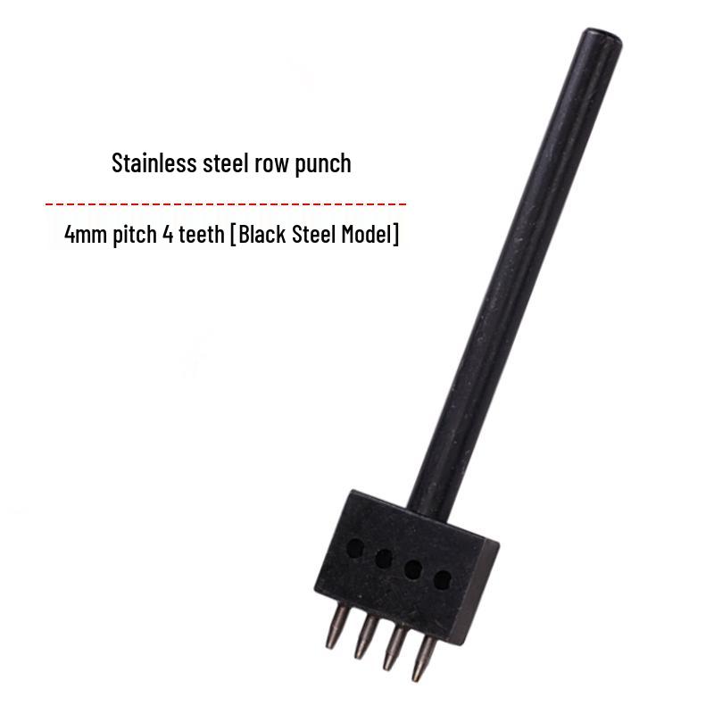 Ручной DIY Пробойник для Кожаного Ременья - Круглый Рядный Инструмент