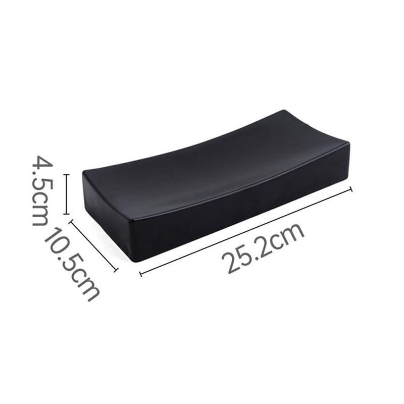 Solid Color Ceramic Sushi Plate Restaurant Dessert Plate Sashimi Plates Cake Plates Molecular Cuisine Specialty Tableware