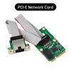 Сетевой адаптер 2,5 Гбит M.2 A+E/Mini PCIE на RJ45 COM-порт Чип RTL8125BG Гигабитная Ethernet LAN-карта 2,5G/1G/100 Мбит/с для настольного ПК