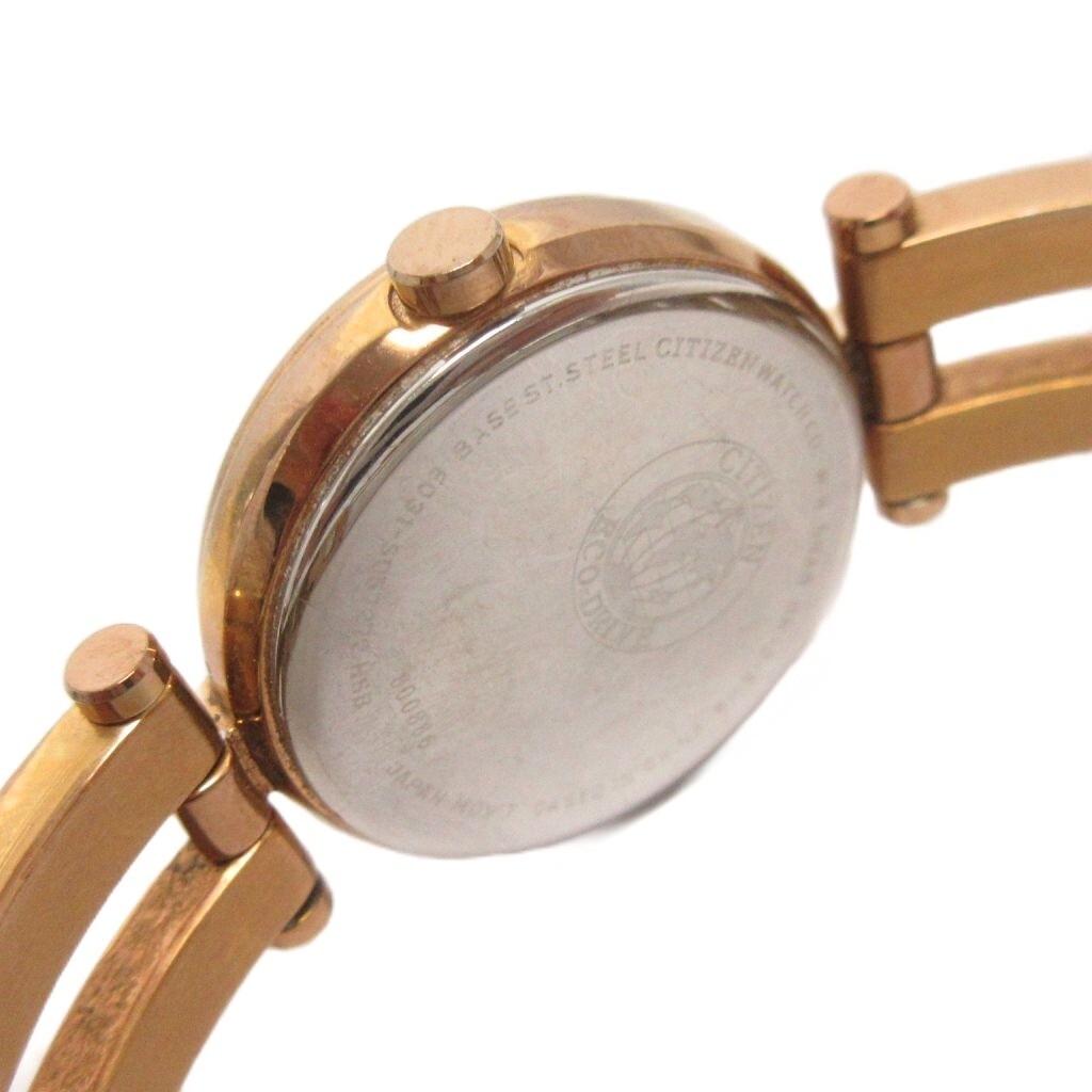 CITIZEN Solar Analog Watch White Dial Gold Color Watch Eco-Drive 3-Hand E031-S057272 GY99 Women's