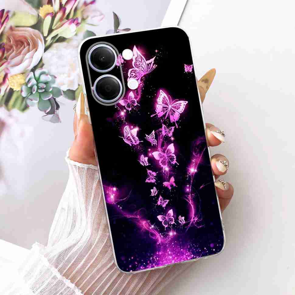 For vivo Y05 4G 6.74" Case Simple Cute Cartoon Cat Rabbit Silicone TPU Back Cover For Vivo y05 VIVO Y 05 4G Phone Cases Bumper