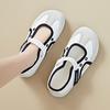 Summer Breathable Velcro Flat Bottomed Round Toe Casual Shoes