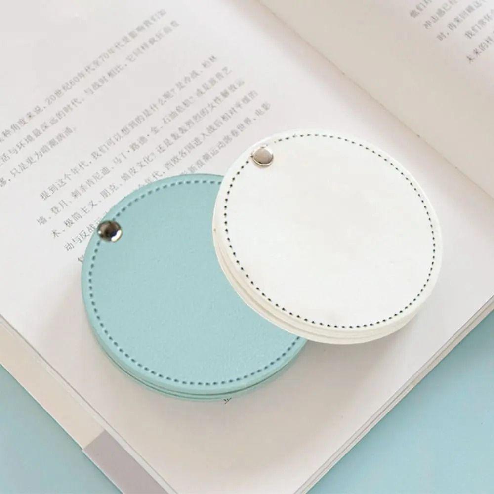Ультратонкое косметическое зеркало из ПУ кожи, карманное зеркало, новое зеркало для макияжа