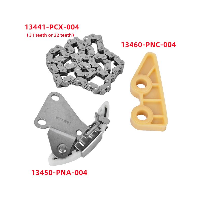 13441-PCX-004 Комплекты цепи масляного насоса для Honda S2000 Type R EP3 ITR Tacura RSX K20 Двигатель Стопор цепи ГРМ 13450PNA004