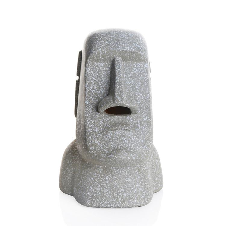 Креативная коробка для салфеток, Высококачественная коробка для салфеток, квадратная форма Моаи, каменная статуя острова Пасхи, домашняя коробка для салфеток