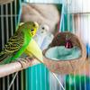 Natural Coconut Husk Bird Breeding Nest Bed Cage Hatching Nest with Mat