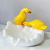 Портативная мыльница в виде утки, мультяшная мыльница, держатель для мыла, контейнер для мыла, мыльница для подноса, аксессуары для ванной комнаты