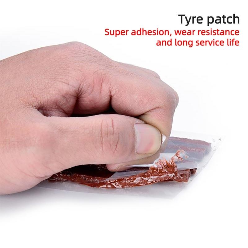 Автомобильный набор для ремонта шин Инструмент для ремонта проколов Автомобиль Мотоцикл Велосипед Прочный набор для ремонта бескамерных шин Набор инструментов с заклепками