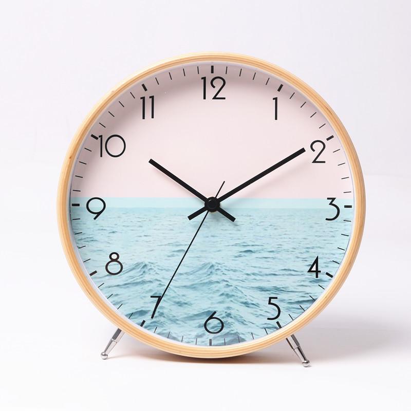 Современные простые скандинавские украшения, часы-сиденье, настольные часы, креативные часы, украшение для гостиной, спальни, большой размер, бесшумные настольные часы Shaoyi