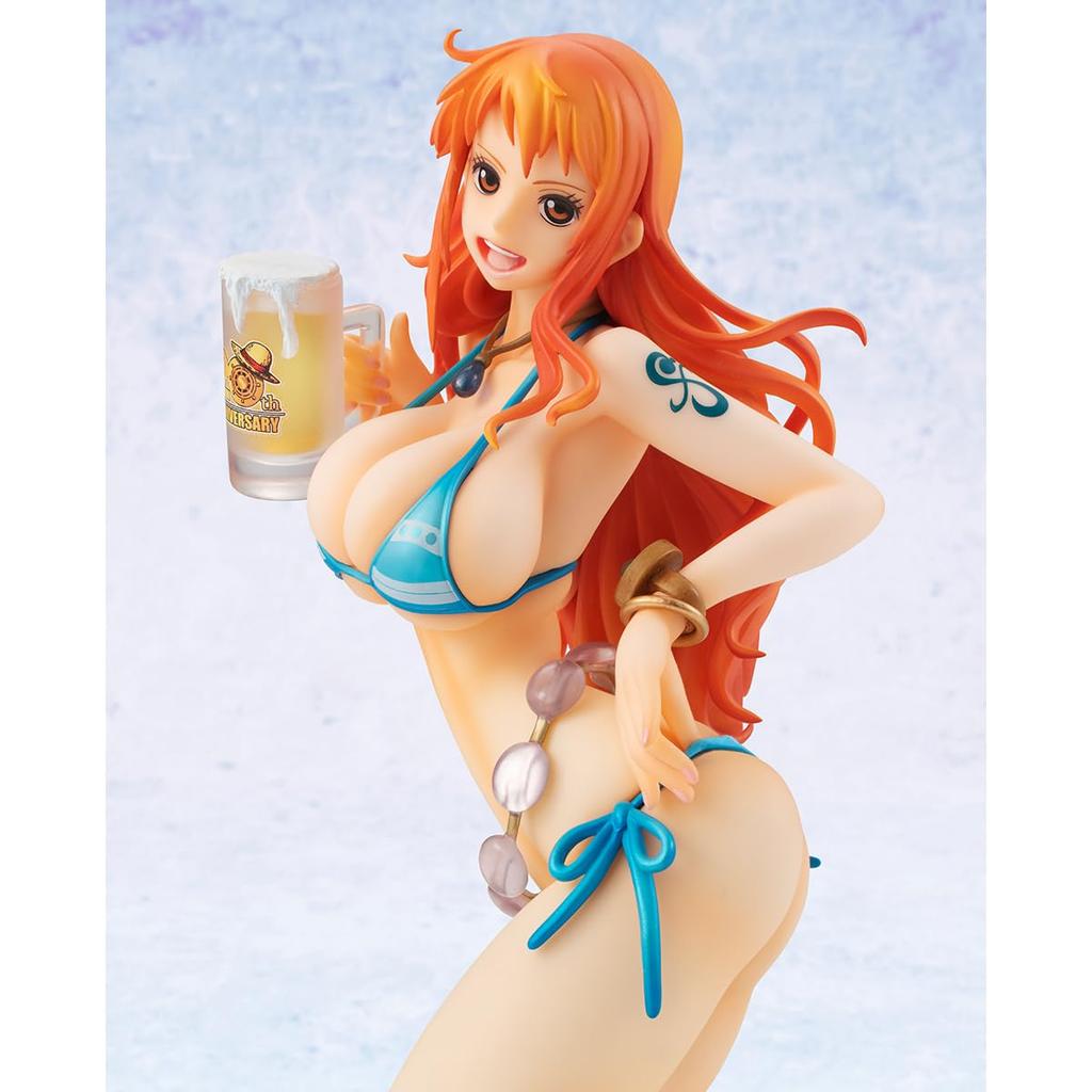 MegaHouse One Piece LIMITED EDITION Nami 20th Anniversary окрашенная полная фигурка Portrait.Of.Pirates Ver.BB_SP