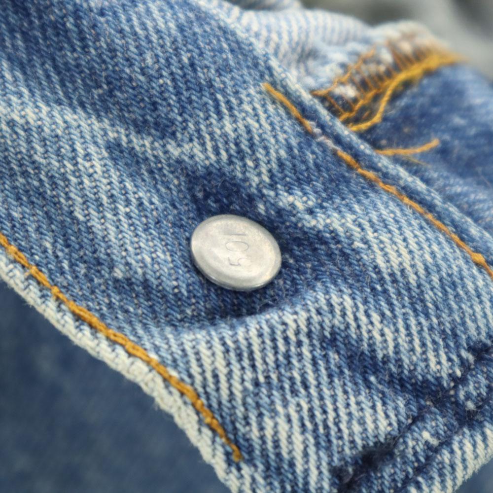 Levi's Джинсы 501 Винтажные Прямые 80-х W32 Застежка на пуговицах Мужские Б/У