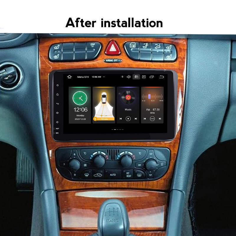 Mercedes-Benz W209/W203/W168/463 Система GPS-навигации и CarPlay с камерой заднего вида и Bluetooth