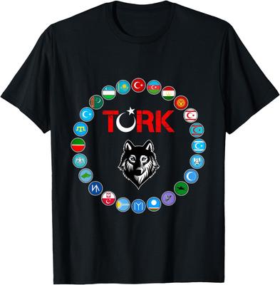 Казахстан,Гёктюрк,Туран,Флаг Турции,Тюркский флаг,Турция. Футболка