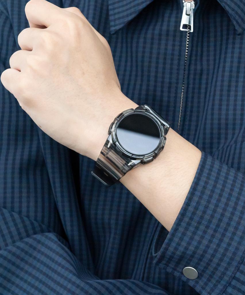 Nuateu [2Цвета] Galaxy Watch 4 ТПУ Интегрированный Прозрачный Ремешок