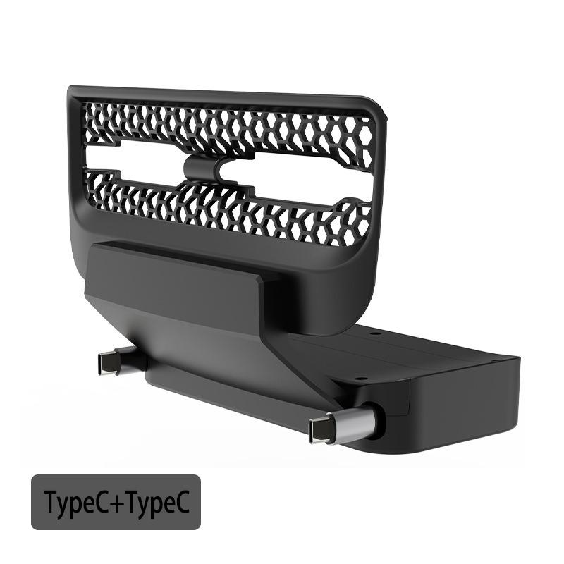 Для Tesla Model 3/Y Заднее вентиляционное отверстие Интеллектуальная док-станция Type-C PD 27 Вт Быстрая зарядка USB Док-станция для iPhone
