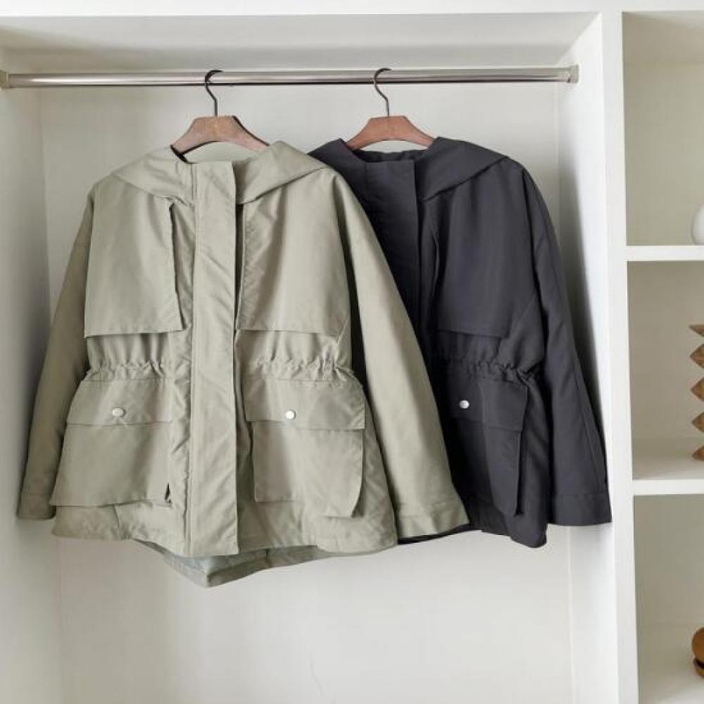 New Arrivals Open Run Half Zip Minimal Jacket 2 Color