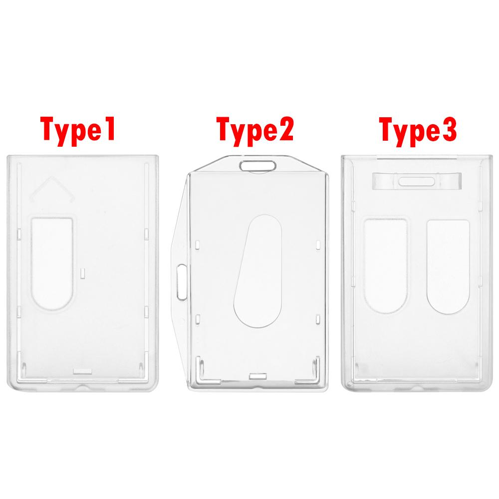 Protector Cover Badge Office School Multi-use Card Sleeve ID Card Pouch Name Card Work Card Holders