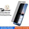IMAK For Xiaomi Civi 4 Pro 5G/14 Civi 5G Anti-Spy Screen Protector 3D Curved Tempered Glass Full Cover Film