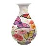 3D Puzzle House Vase Decorative Piece – DIY Floral Container For Living Room Decor