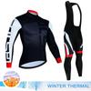 2023 Men's Winter Thermal Fleece Cycling Jersey Sets Long Sleeve Bicycle Clothing MTB Bike Wear Road Bicycle Racing Cycling Suit
