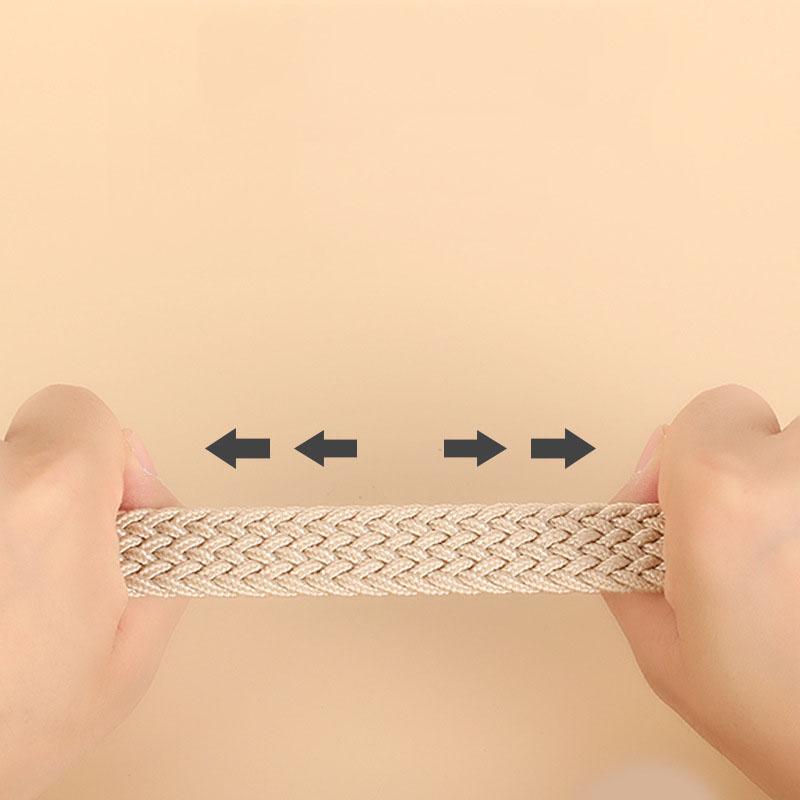 Elastic Belts For Woman Canvas Stretch Belt Solid Color High Quality Fashion Casual Jeans Webbing Ladies Tactical Strap DT050