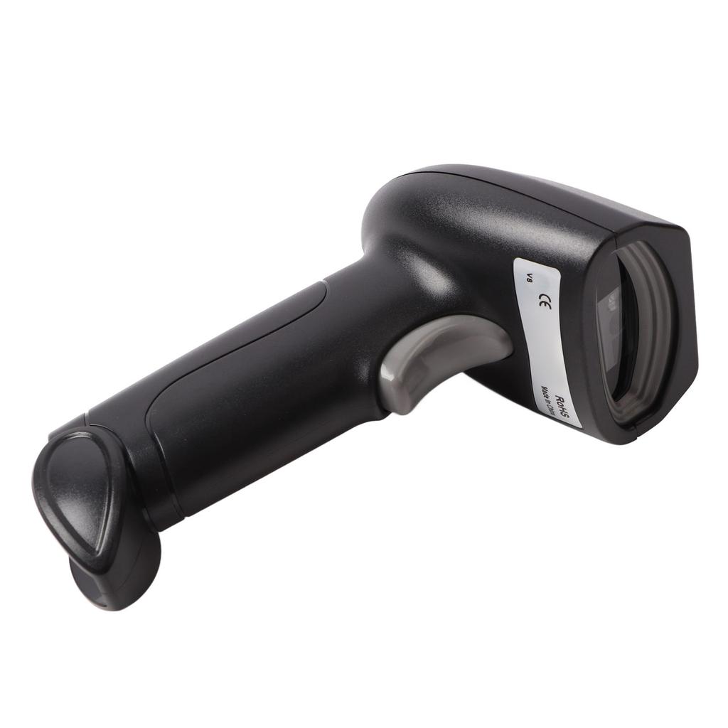 Сканер штрих-кода с голосовыми подсказками, беспроводной ручной считыватель QR-кодов для склада, библиотеки, супермаркета