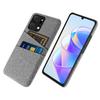 Для Honor X7a 5G противопылевой тканевый текстурный чехол для телефона защитный чехол для мобильного телефона с 2 слотами для карт
