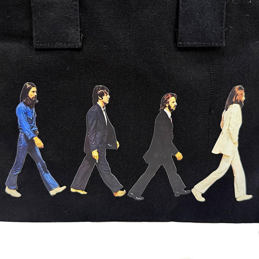 The Beatles Abbey Road Drop T Logo Cotton Back Print Tote Bag