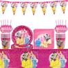 Disney Princesses Themed - Birthday Party Supplies Tableware For 10 Guests
