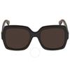 Brown Square Ladies Sunglasses Gg0036sn 002 54