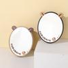Cartoon Standing Makeup Mirror Adjustable Desktop Makeup Mirror Portable Single-sided Mirror  Gift