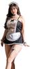 Maid Uniform Cosplay One Piece Sexy Large Size Plus Size XL 3XL 5XL Erotic Ecchi Apron Cute Moe Set Disguise Underwear Cute Uniform Headband Lace Cute