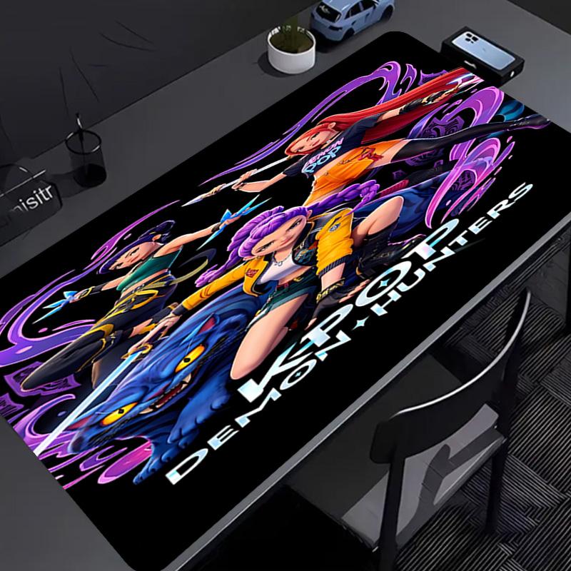 Demon Hunter Mouse Pad - Non-Slip Rubber Base, Smooth Surface for Work,Gaming,Office,And Home Use, Desk Mouse Pad